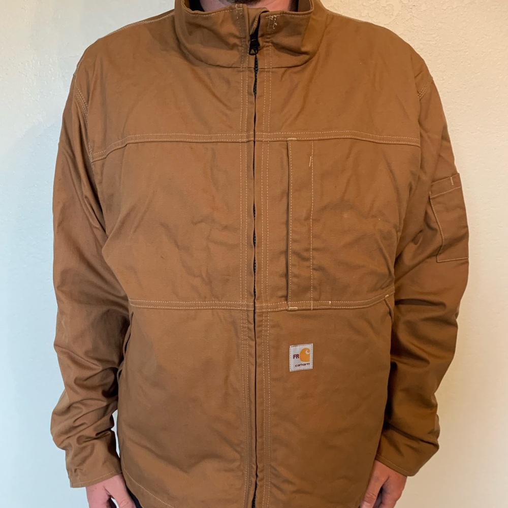 Carhartt Men's Full Swing Quick Duck Flame-Resistant Jacket Size XL